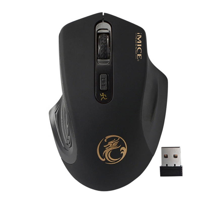 Home Office 2.4GHz Ergonomic Wireless Gaming Mouse with USB Receiver for Laptop