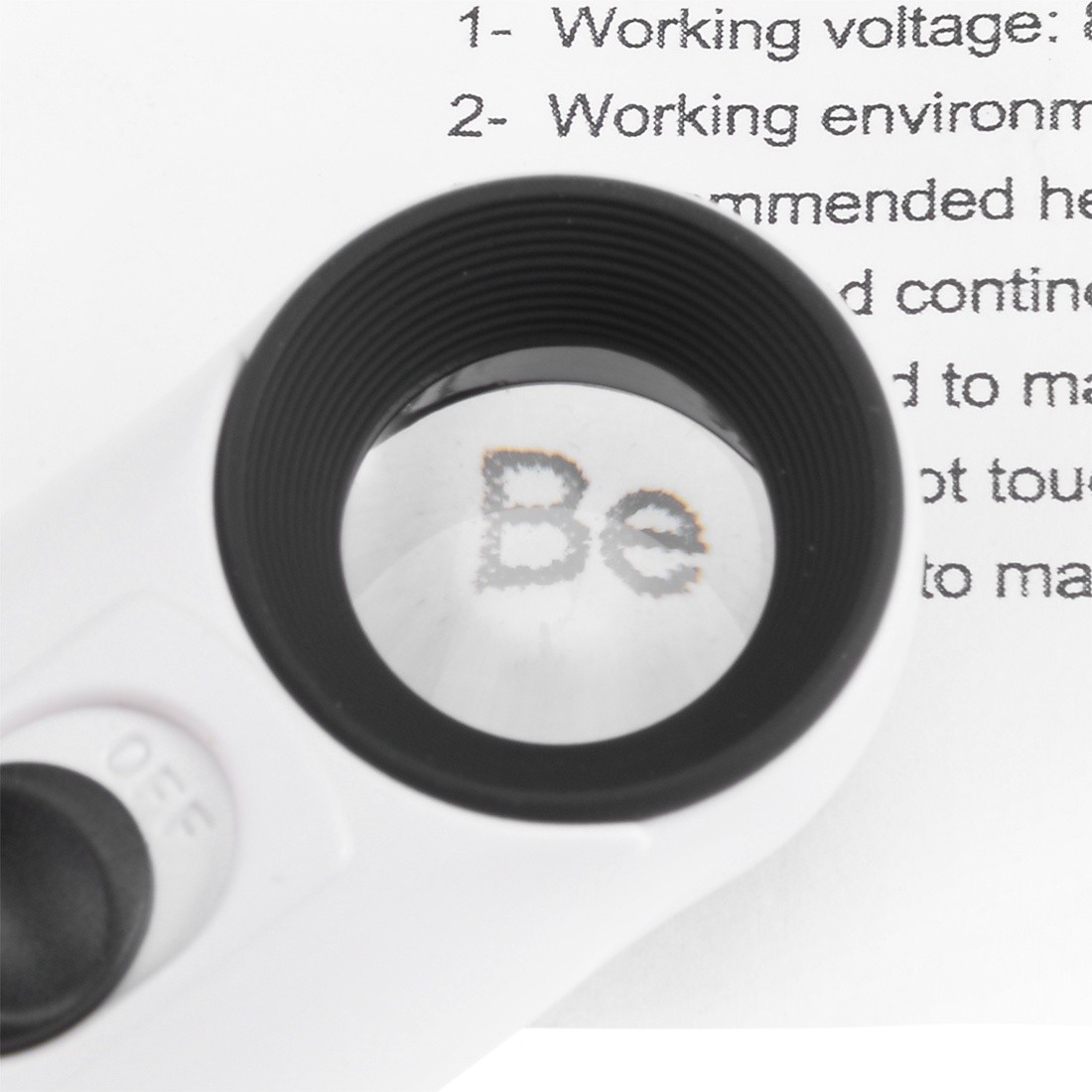 Magnifying Glass with Light, 40X Illuminated Handheld Magnifier 4000% Loupe w Handle,for Book and Newspaper , Jewelry, Stamps, Watches, Repair