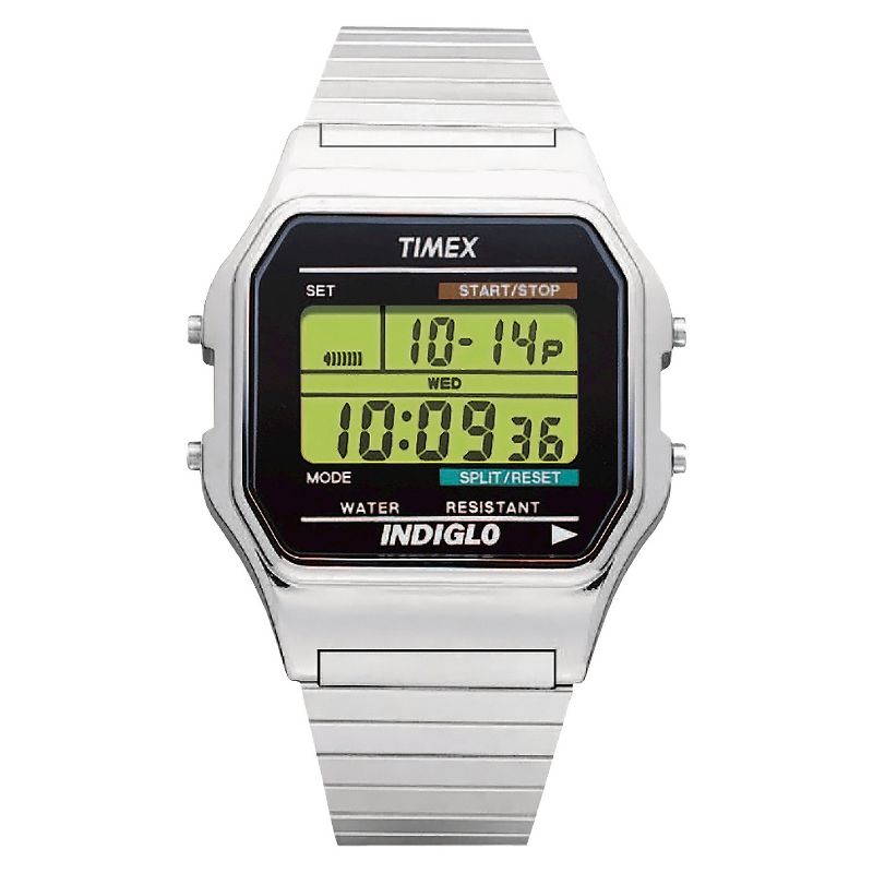 Men's Timex Classic Digital Expansion Band Watch - Silver T785879J