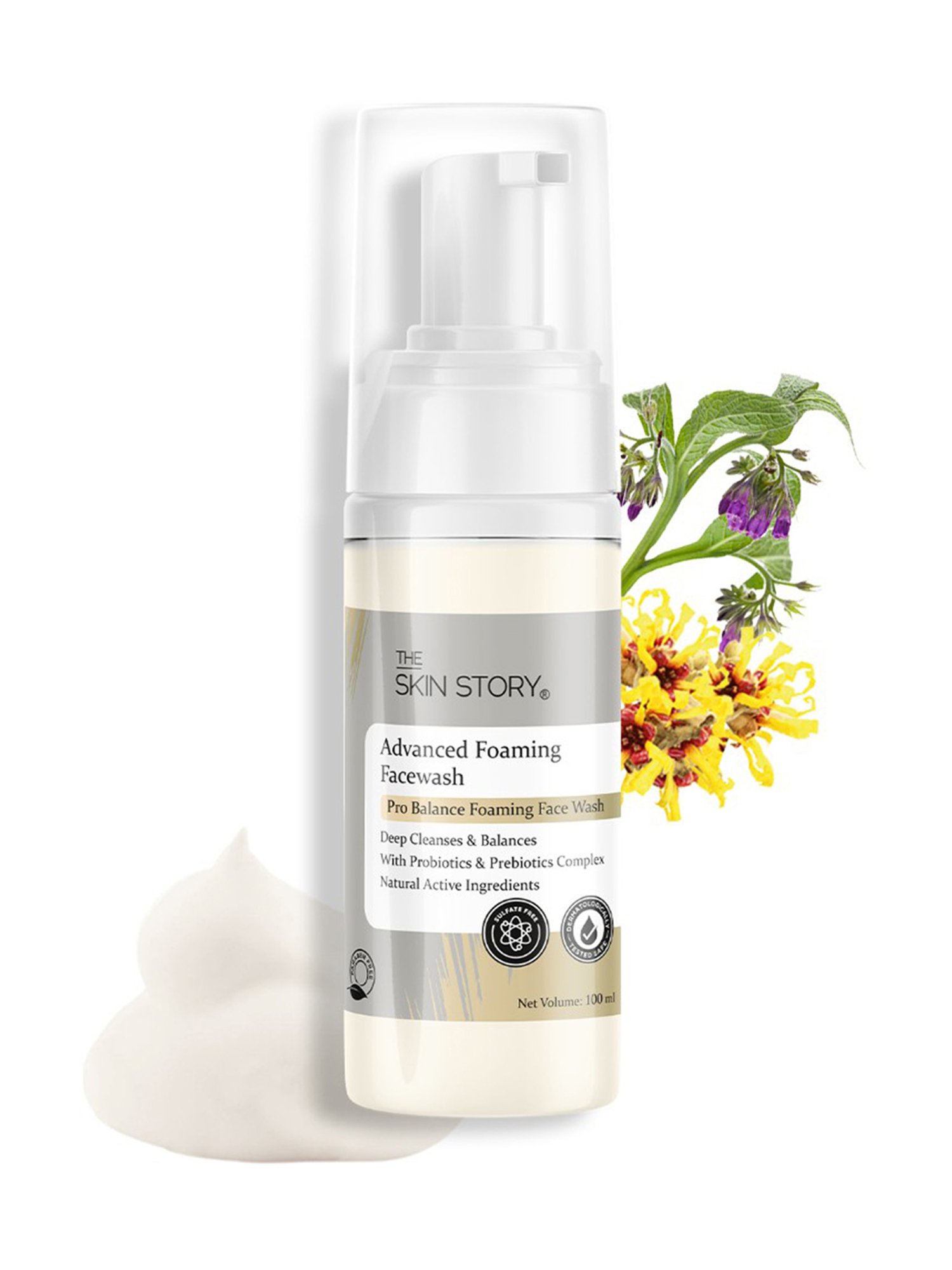 The Skin Story Advanced Deep Cleansing & Balances Foaming Face Wash - 100 ml