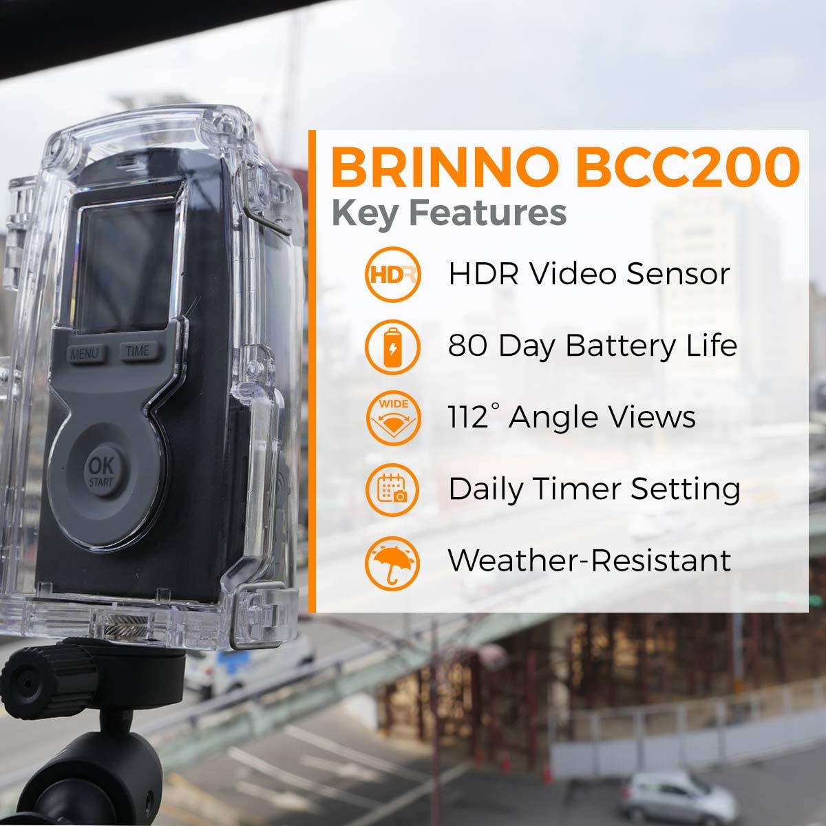 Brinno BCC200 HDR Time Lapse Construction Camera PRO