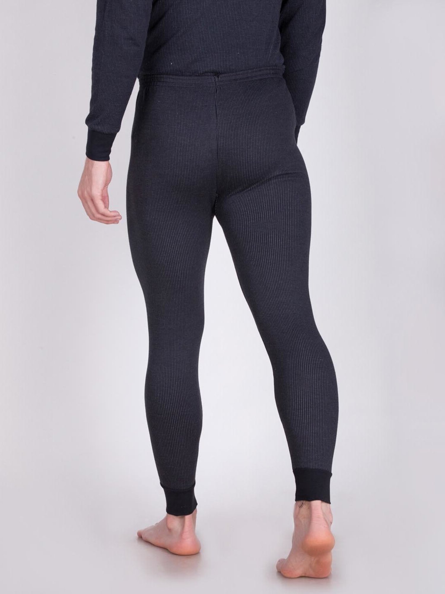 Dollar Black Regular Fit Thermal Bottom