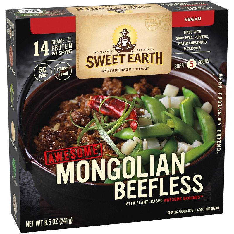 Sweet Earth Awesome Mongolian Beefless Bowl - 8.5oz