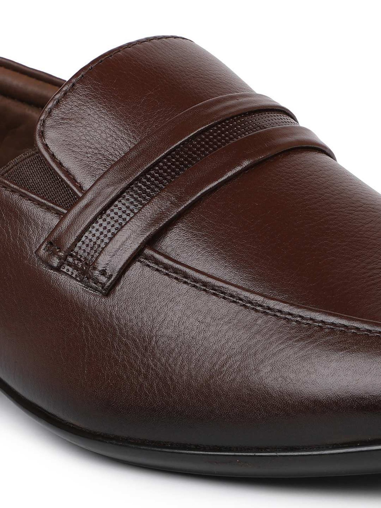 Privo by Inc.5 Men's Brown Formal Loafers