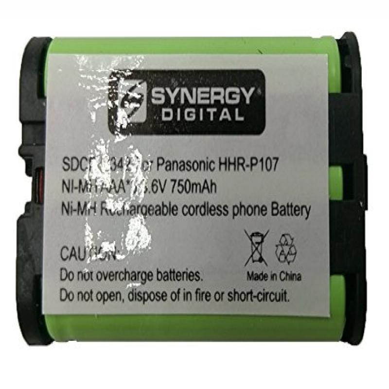 Radio Shack 23-499 Cordless Phone Battery 3.6 Volt, Ni-MH 700mAh - Replacement For PANASONIC HHR-P107 Cordless Phone Battery