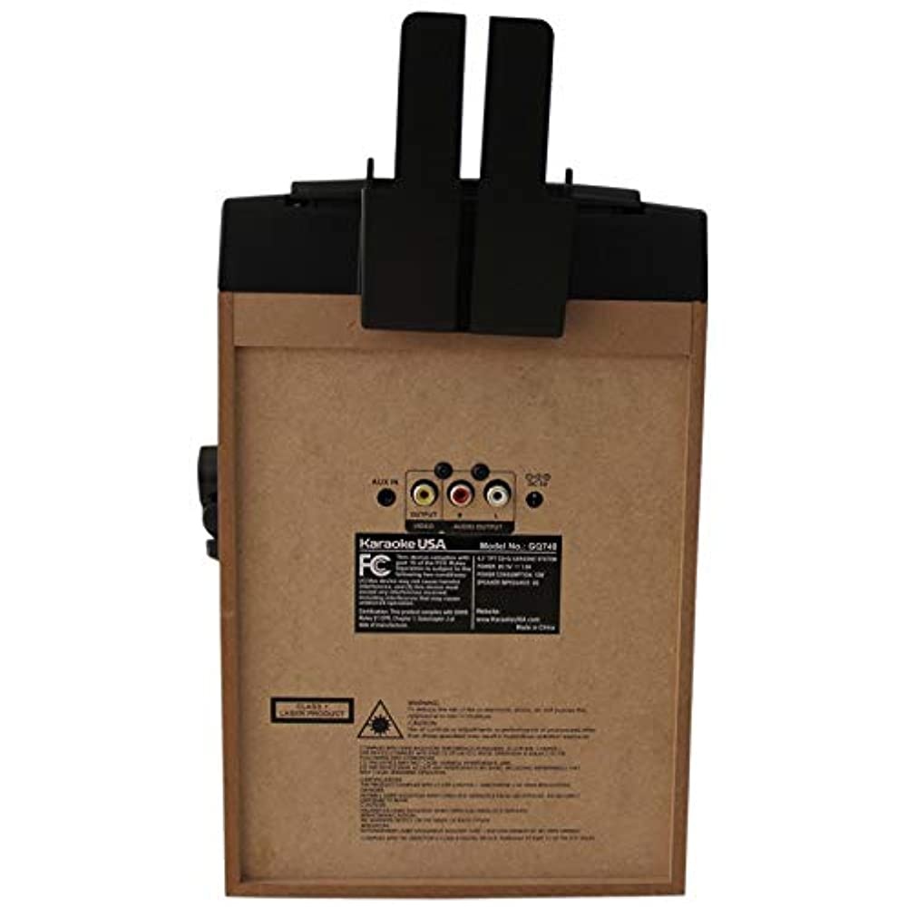 Karaoke USA - GQ740 - Karaoke USA GQ740 CDG Karaoke System with 4.3 Color TFT Screen