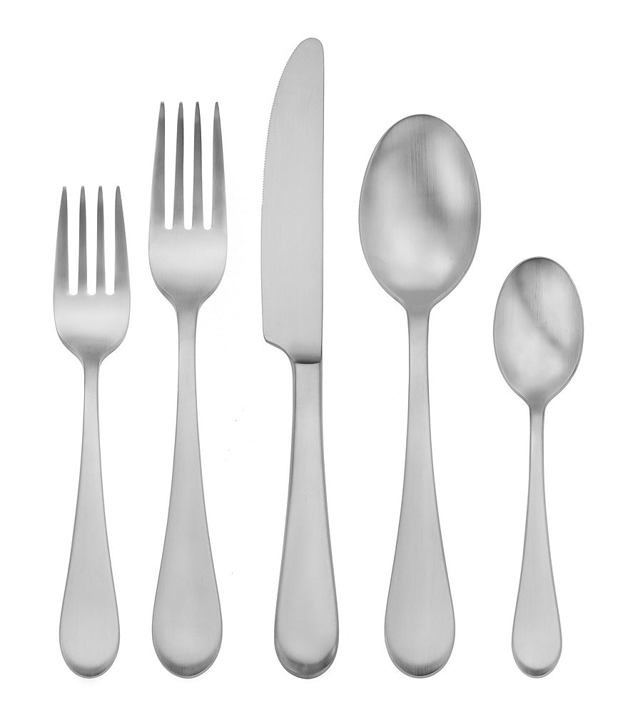 Oneida Satin Icarus 45-Piece Stainless Steel Flatware Set