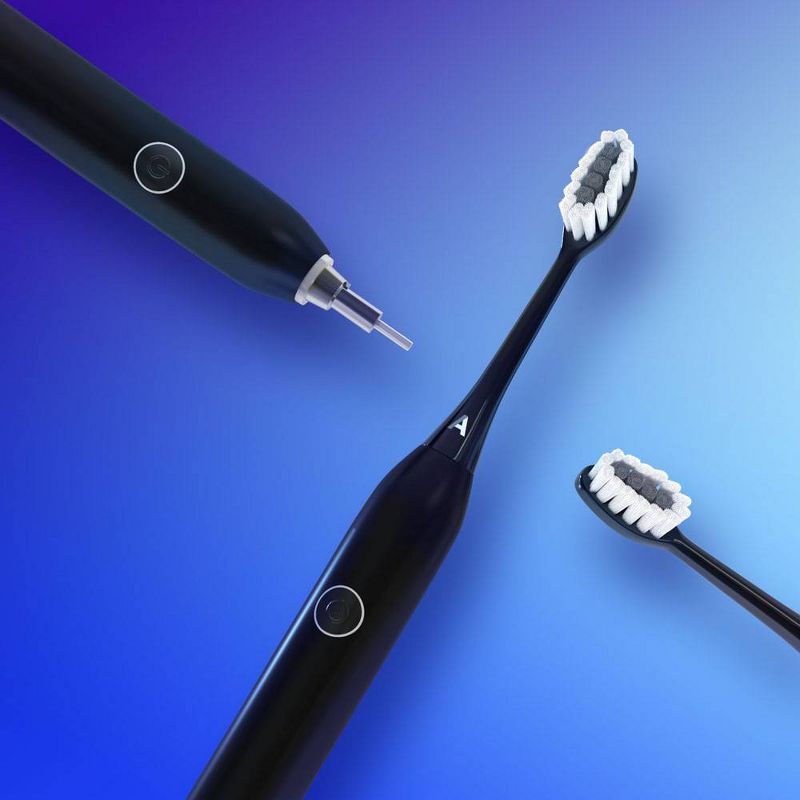 ARC Oral Care Battery Brush Refill Heads - Black