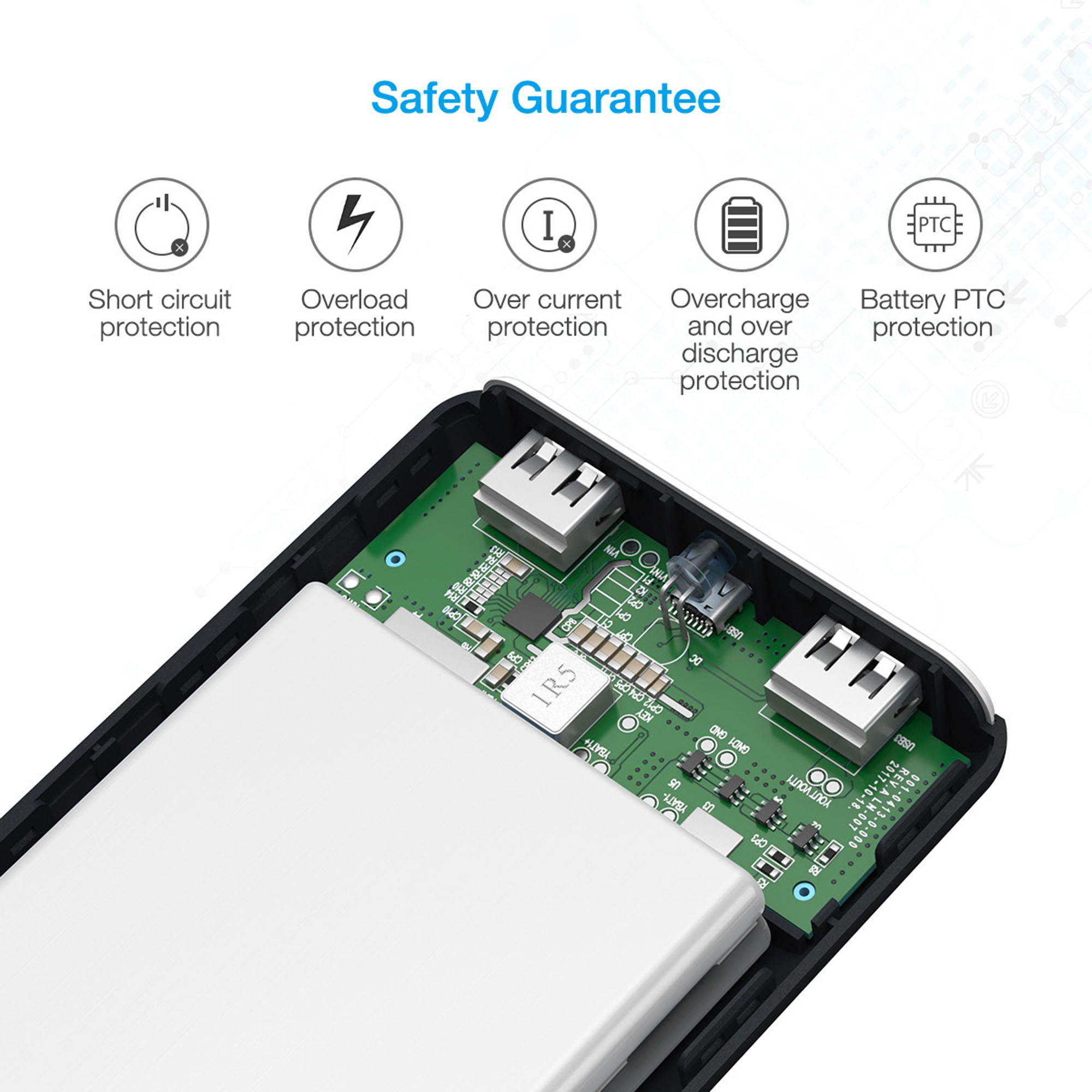 Poweradd 20000mAh Power Bank 20000 Portable Charger with 3.4A Dual USB Ports External Battery for iPhone, iPad, Galaxy Cellphone