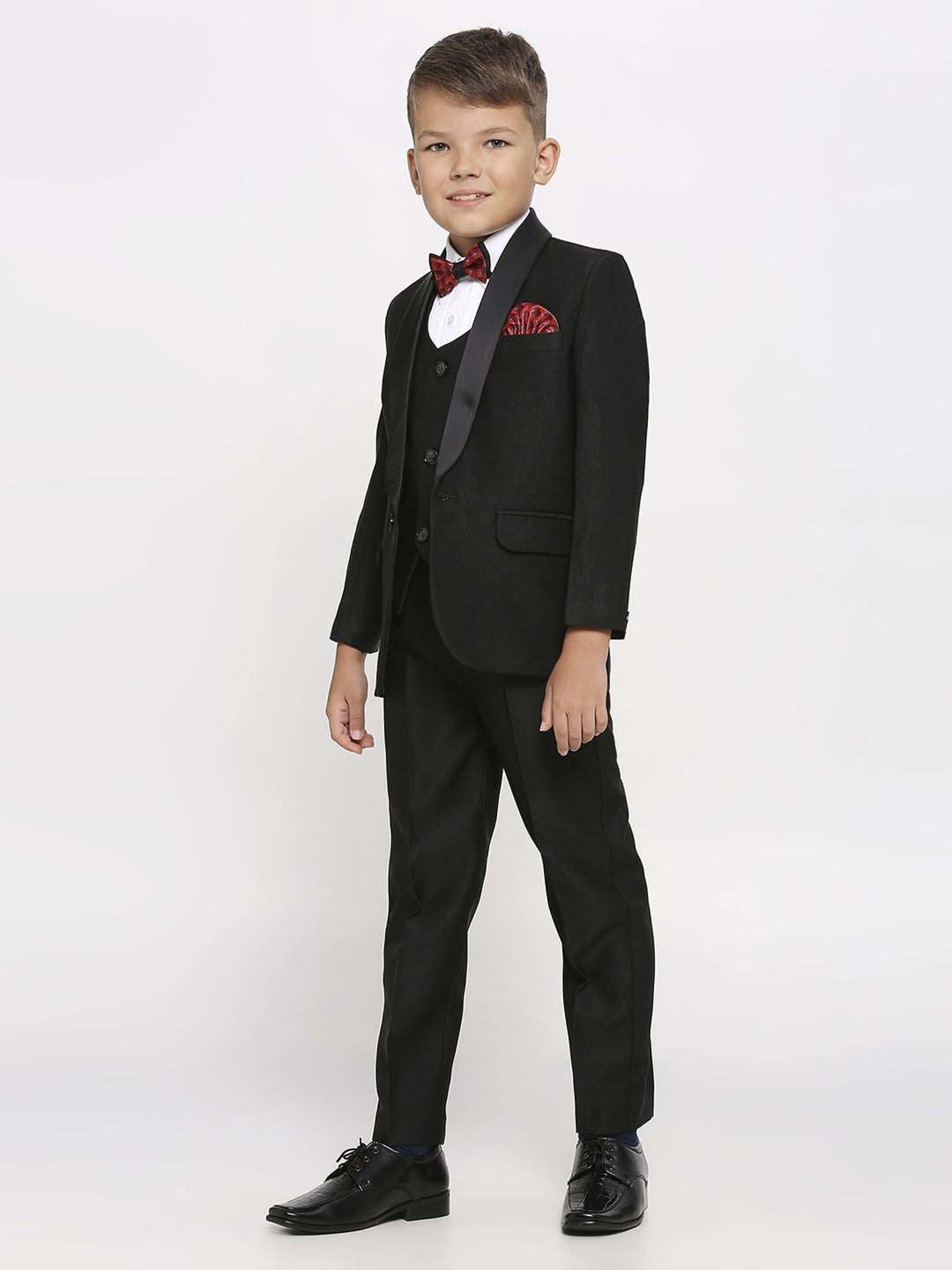 Blue Giraffe Kids Black & Pink Regular Fit Shirt Set