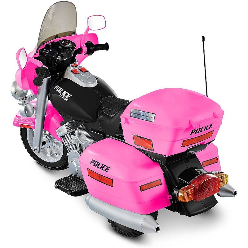 Kid Motorz 12V Police Motorcycle Powered Ride-On - Pink