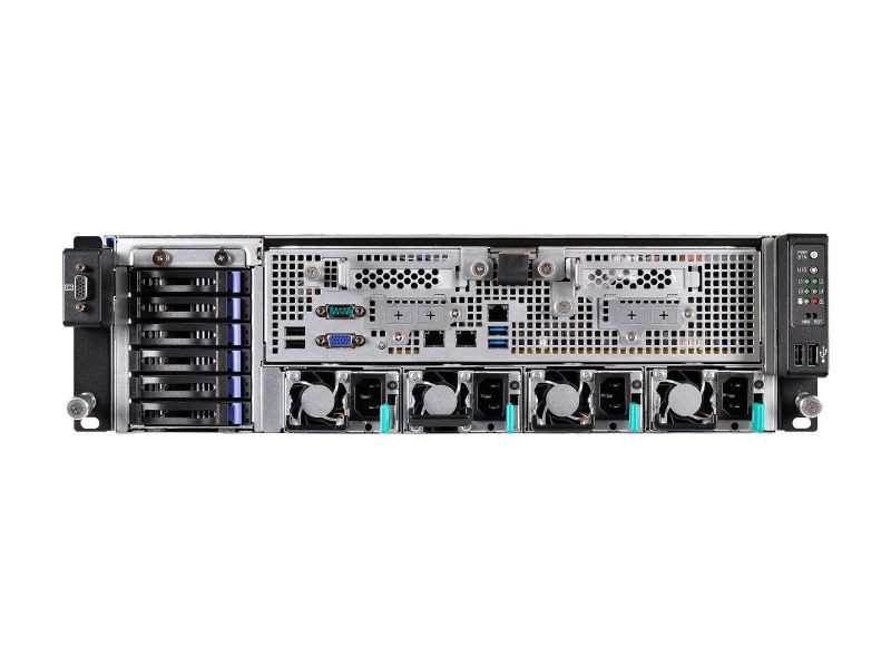 Asrock Rack 3U10G-F/C621 3U Rackmount Server Barebone Dual Socket LGA3647 Intel C621 10 GPU