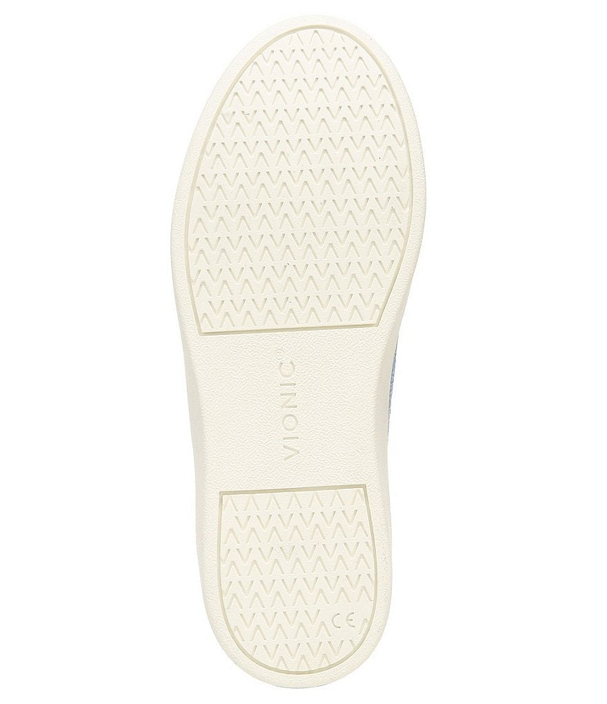 Vionic Zinah Leather Slip-On Sneakers