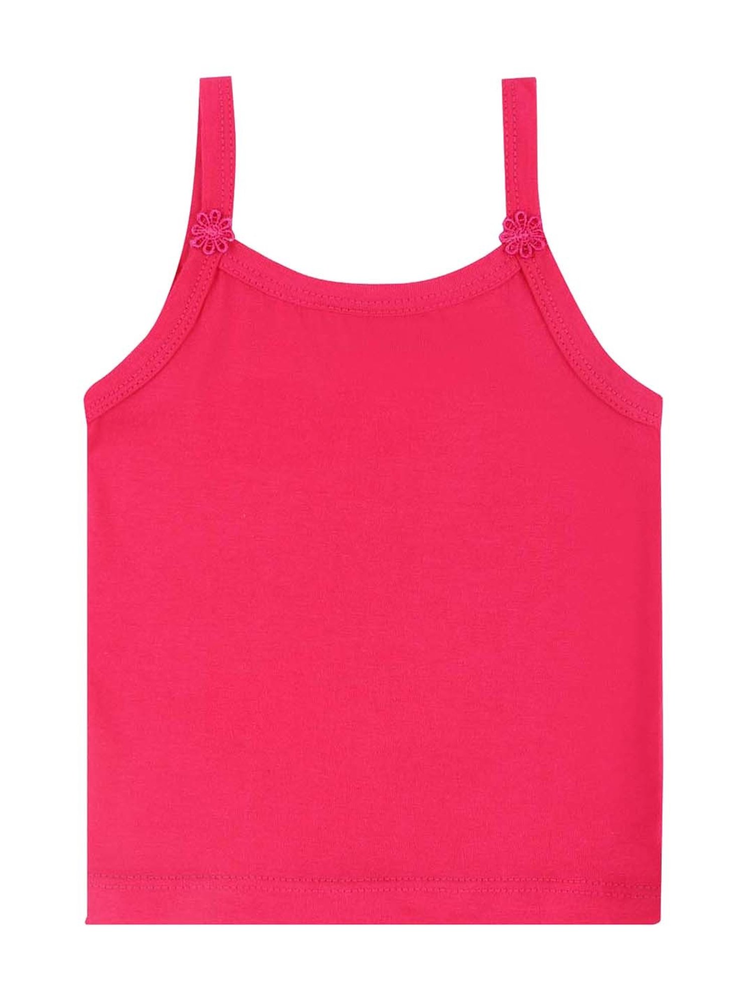 Dyca Kids Multicolor Cotton Solid Vest (Pack of 6)