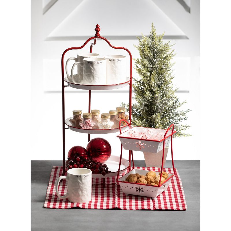 Rite Lite 11.75" Shabbat Candles Drip Rectangular Tray - Blue/Yellow