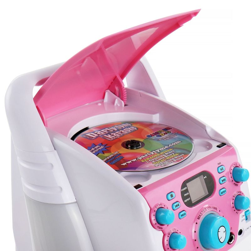 Hatchimals Colorful Flashing Lights Karaoke Machine with Microphone