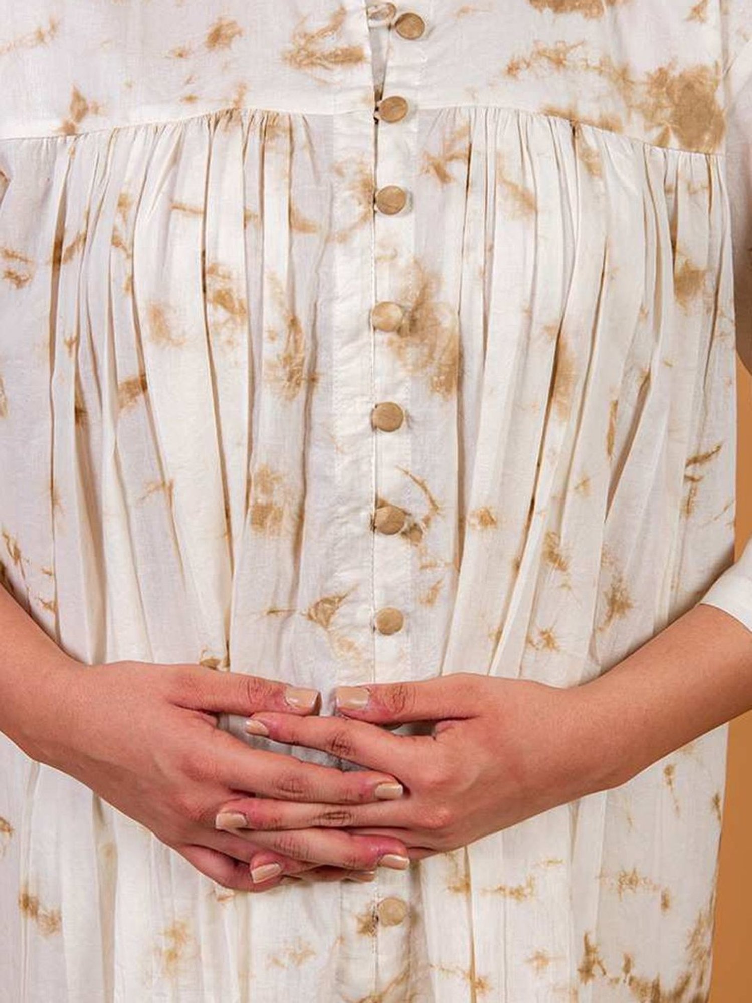 Priya Chaudhary Brown 5th Avanue Cotton Kurtis