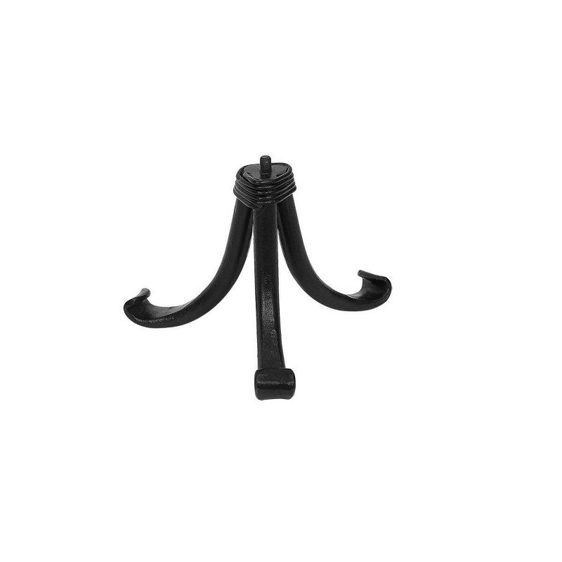 5" Threaded Tabletop Tripod Steel Stand Black Powder Coat Finish - ACHLA Designs