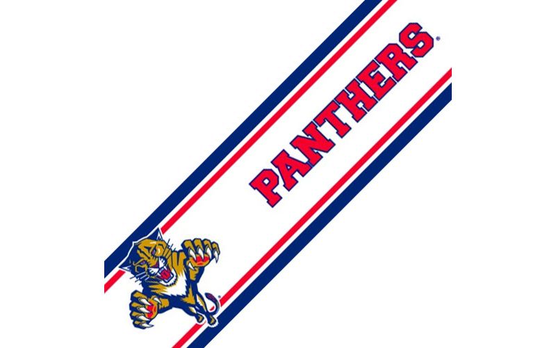 NHL Prepasted Hockey Wall Border Roll - Florida Panthers..