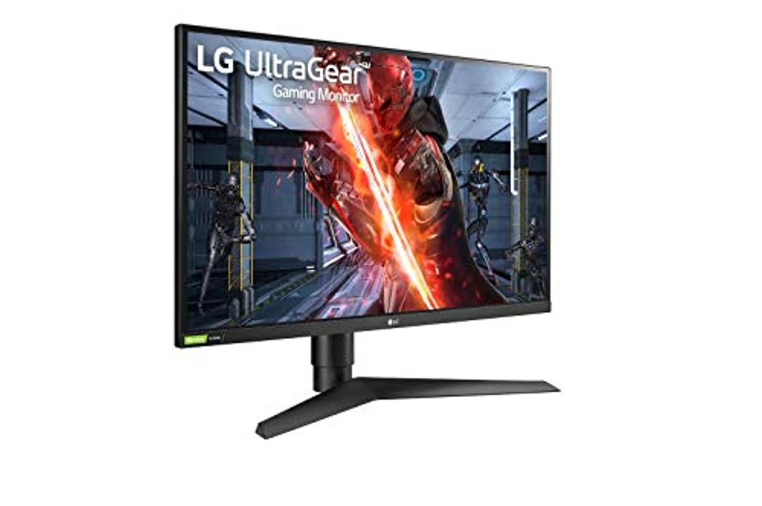 LG 27GN75B-B 27? HDR10 IPS FHD 1ms Ultragear Gaming Monitor with 240Hz Refresh Rate, Adaptive-Sync (FreeSync Technology  and  is Compatible with NVIDIA G-Sync, Black (27GN75B-B)