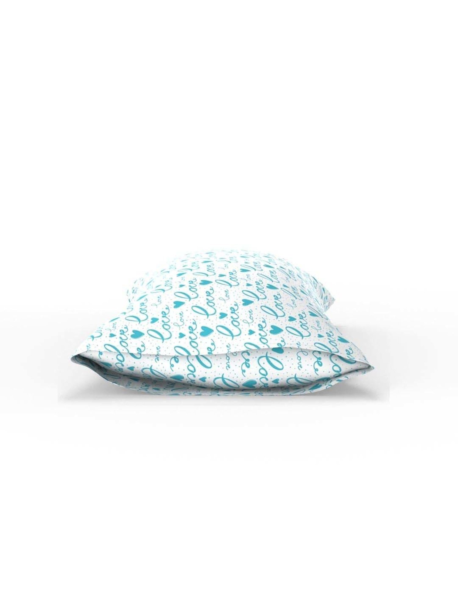 Dreamscape Blue Cotton 140 TC 105 GSM Pillow Cover - Set of 2