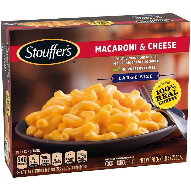 Stouffer's Large Size Frozen Macaroni And Cheese - 20oz