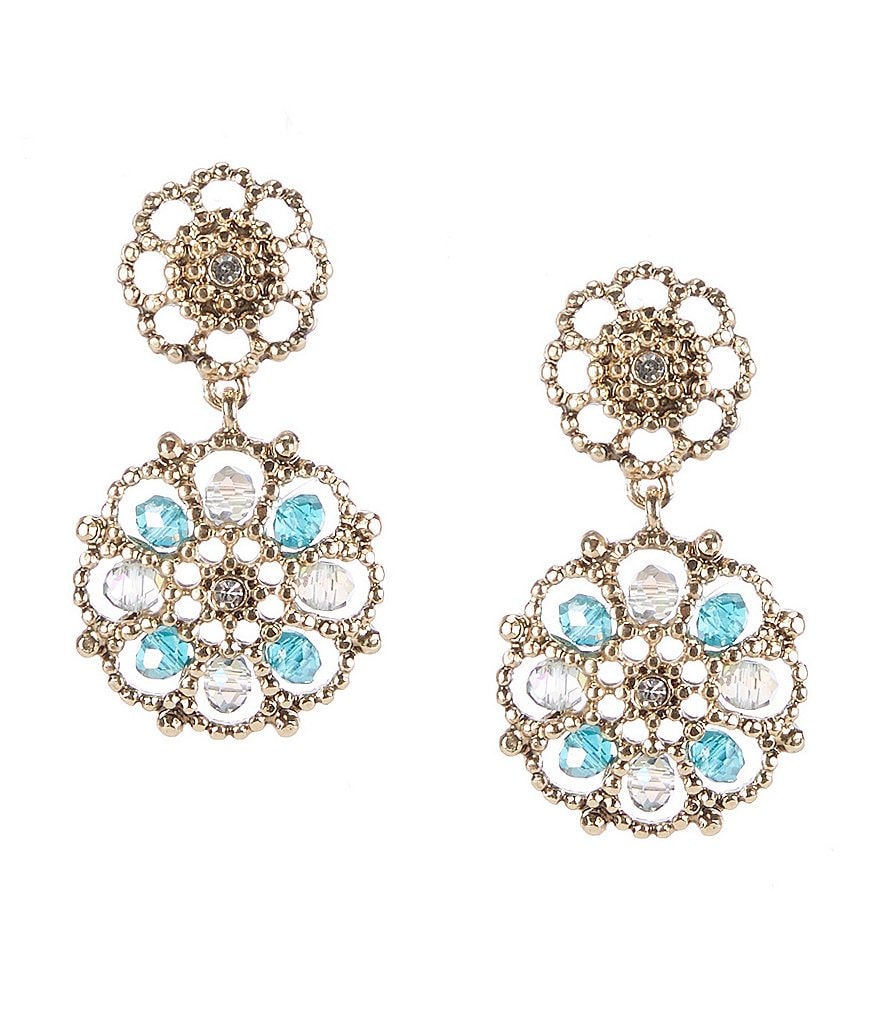 Lonna & Lilly Filigree Drop Earrings
