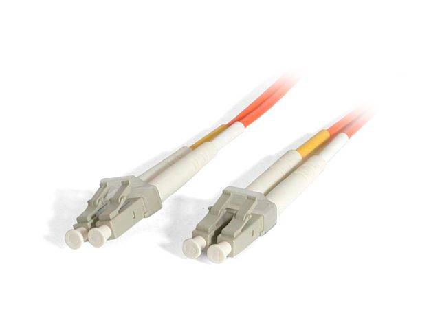 Fiber Optic Cable LC-LC 9/125 Duplex Single-Mode Fiber Cable Yellow 5 meters
