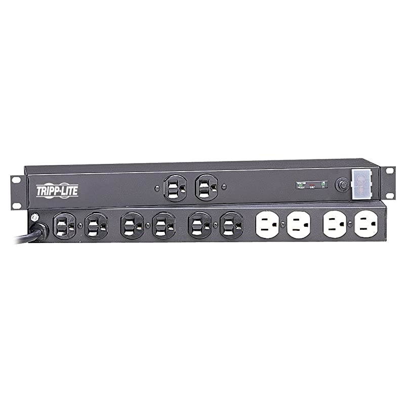 Isobar Surge Protector Rackmount 12 Outlet 15' Cord Metal 1URM Model IBAR12