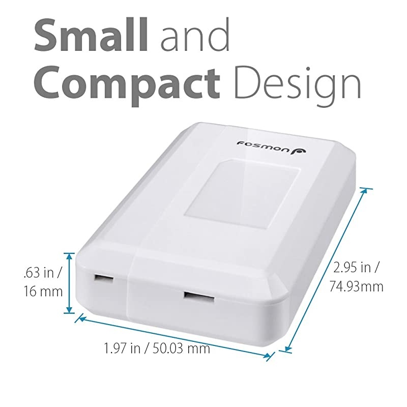 2 Pack WaveLink 51018HOM AddOn Door Contact Sensor Unit No Receiver White