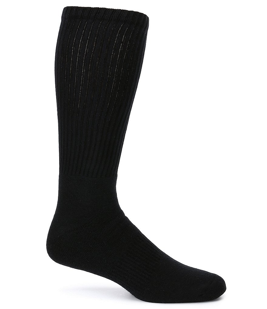 Gold Label Roundtree & Yorke Big & Tall Cushion 6-Pack Crew Athletic Socks