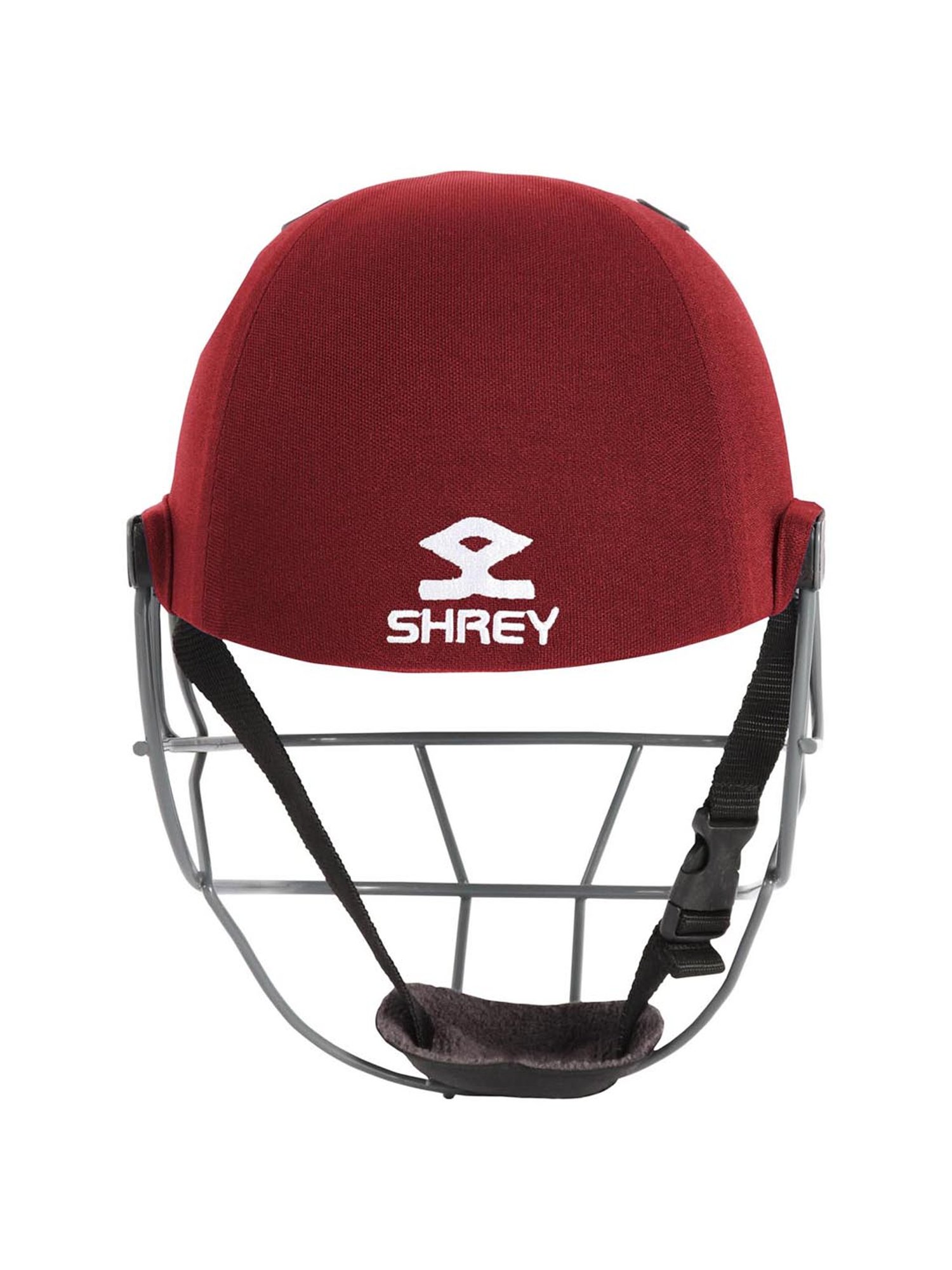 Shrey Maroon Performance Steel Cricket Helmet (XL)