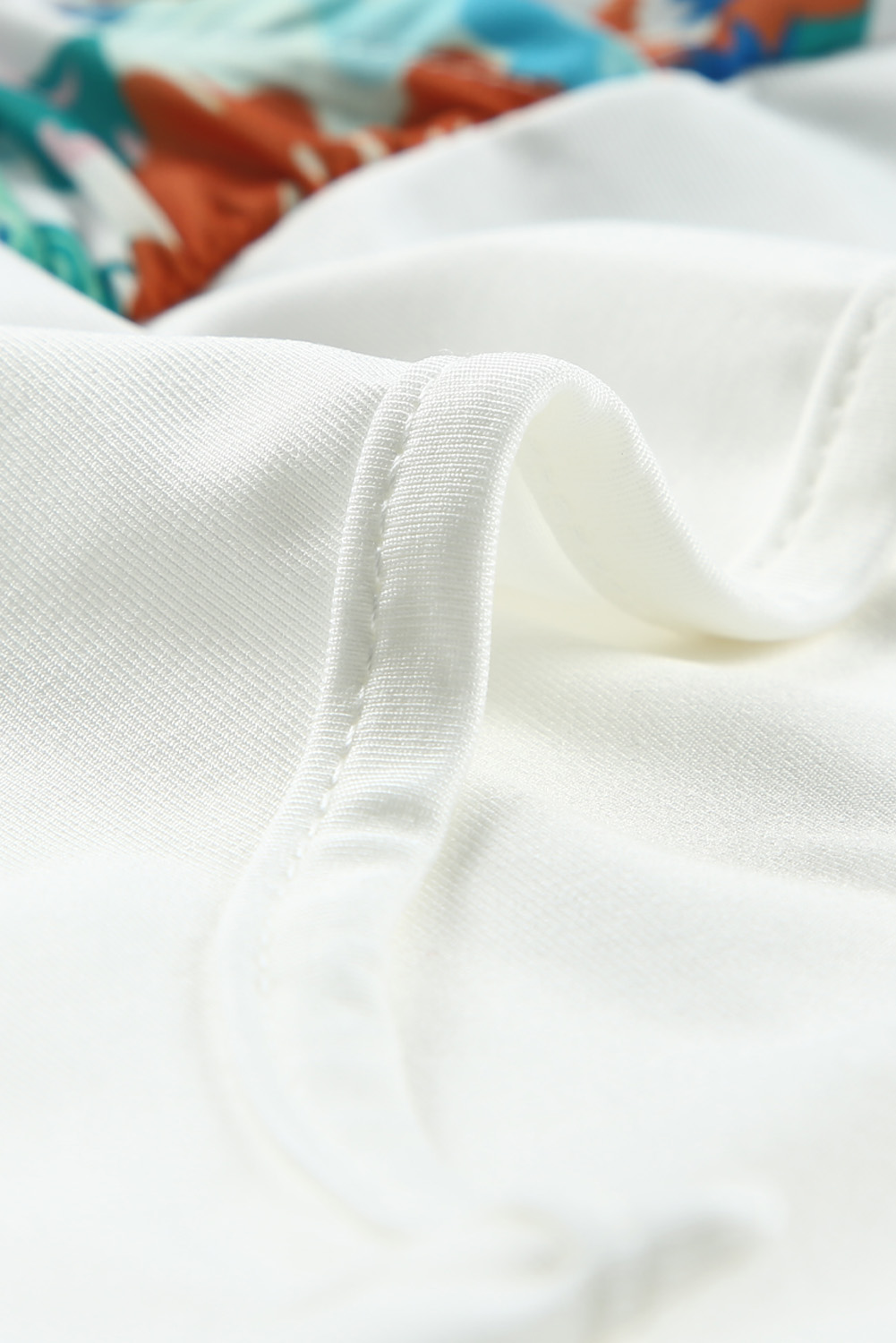 Black Ruffled Mesh Patchwork Slim Fit Bodysuit