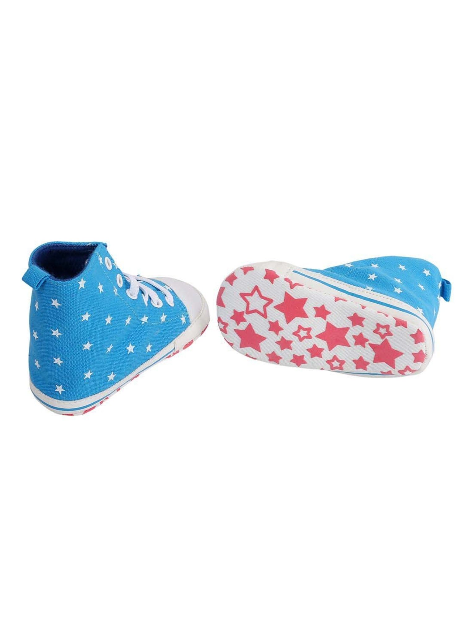 Baby Moo Kids Blue Casual Booties