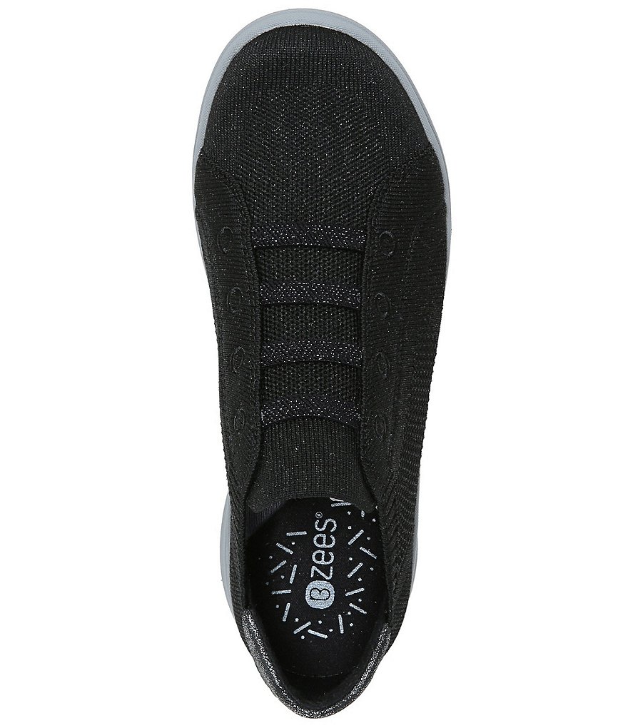 Bzees Premium Golden Knit Washable Slip-On Sneakers