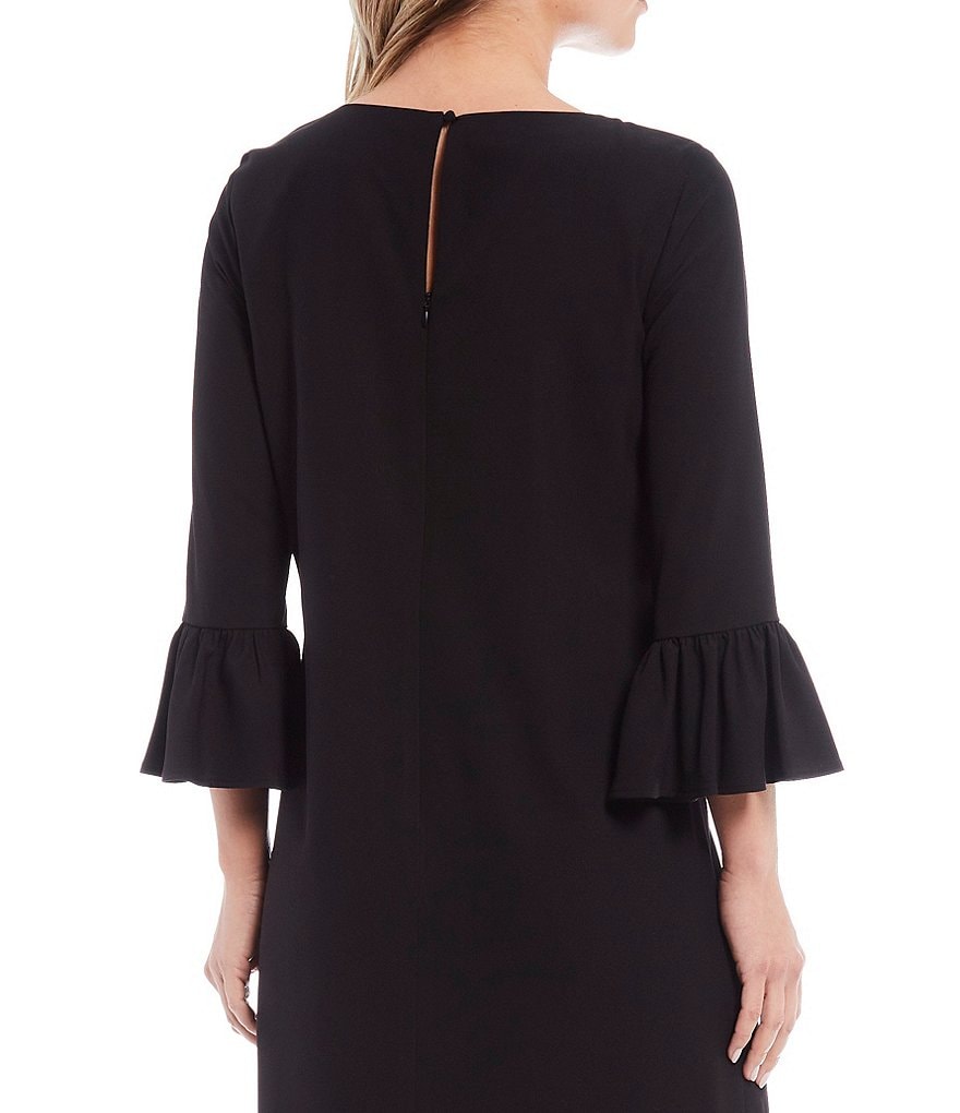 Preston & York Renee Flutter Sleeve Crepe Dress