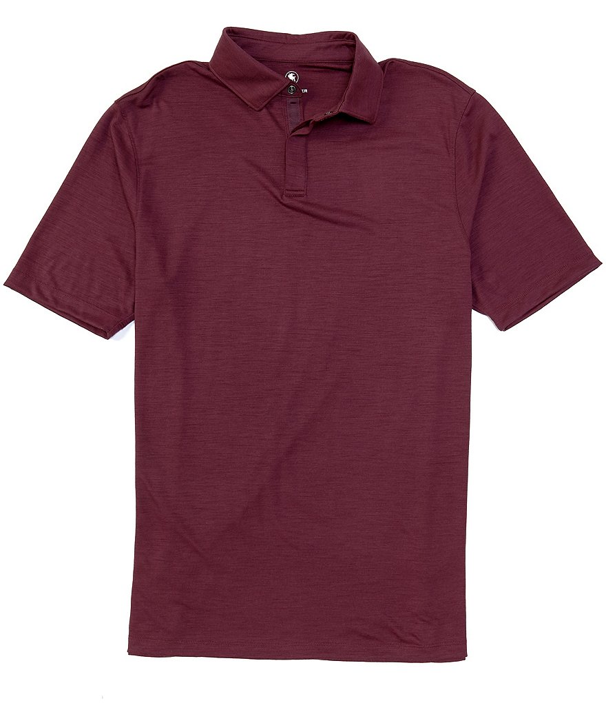 Hart Schaffner Marx Tech Wool Short-Sleeve Polo