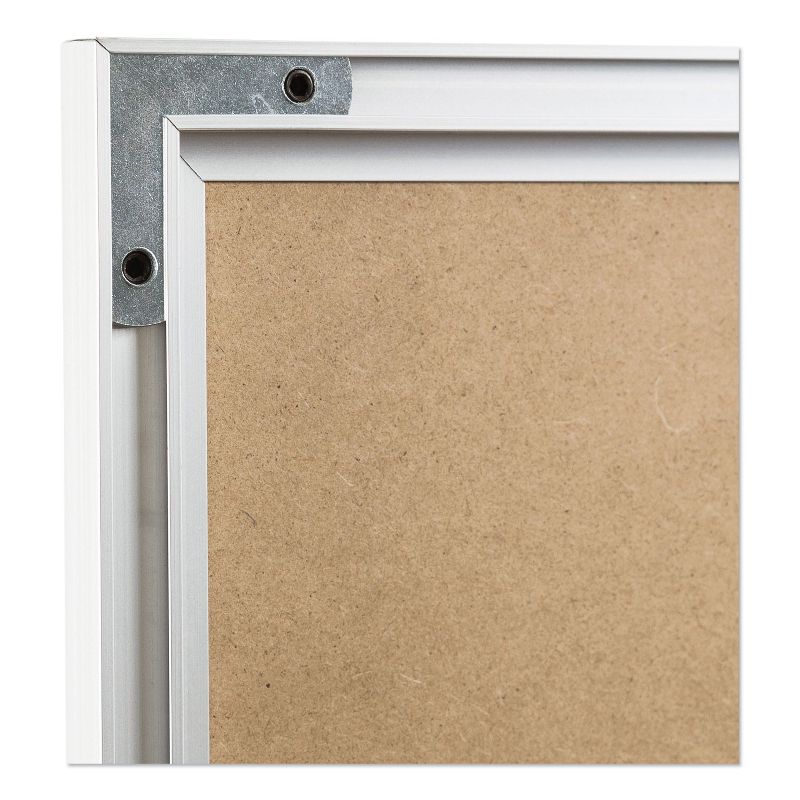 U Brands 4N1 Magnetic Dry Erase Combo Board, 36 x 24, White/Natural 3891U0001
