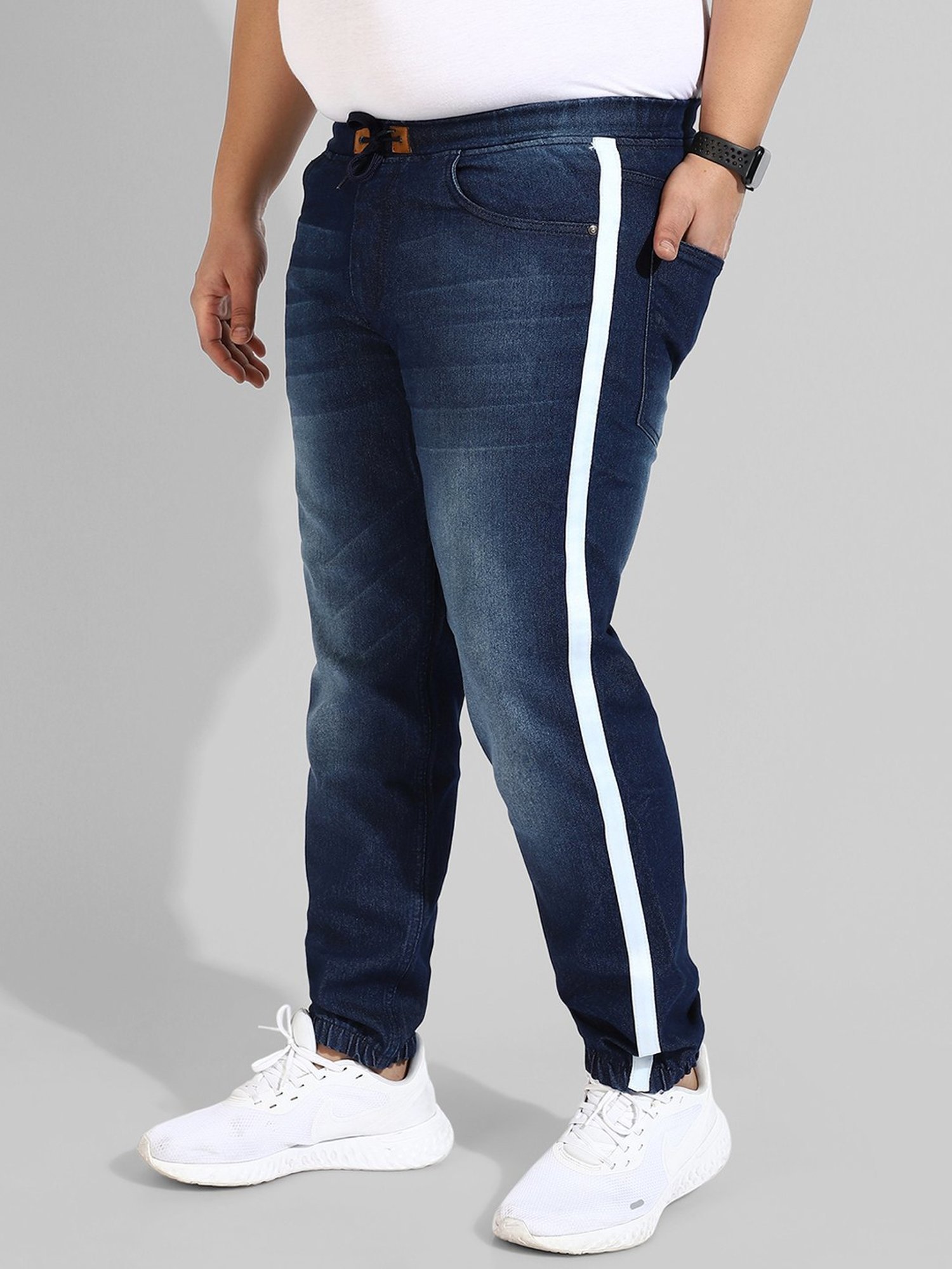 Instafab Plus Blue Regular fit Plus Size Jeans
