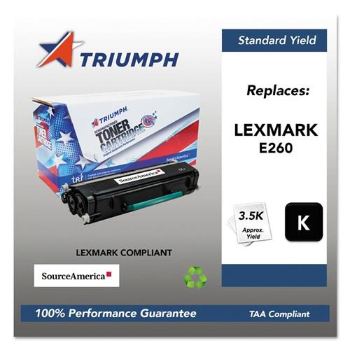 Triumph Remanufactured E260A11A (E260) Toner Cartridge -  Black Toner Cartridge
