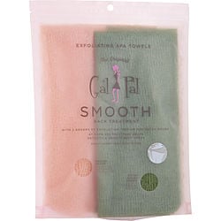 SPA SISTER TWIN EXFOLIATING SPA TOWELS (GREEN & ORANGE)