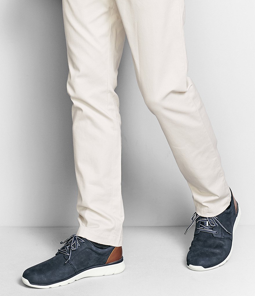 Johnston & Murphy Men's XC4 Prentiss Plain Toe Suede Waterproof Sneakers