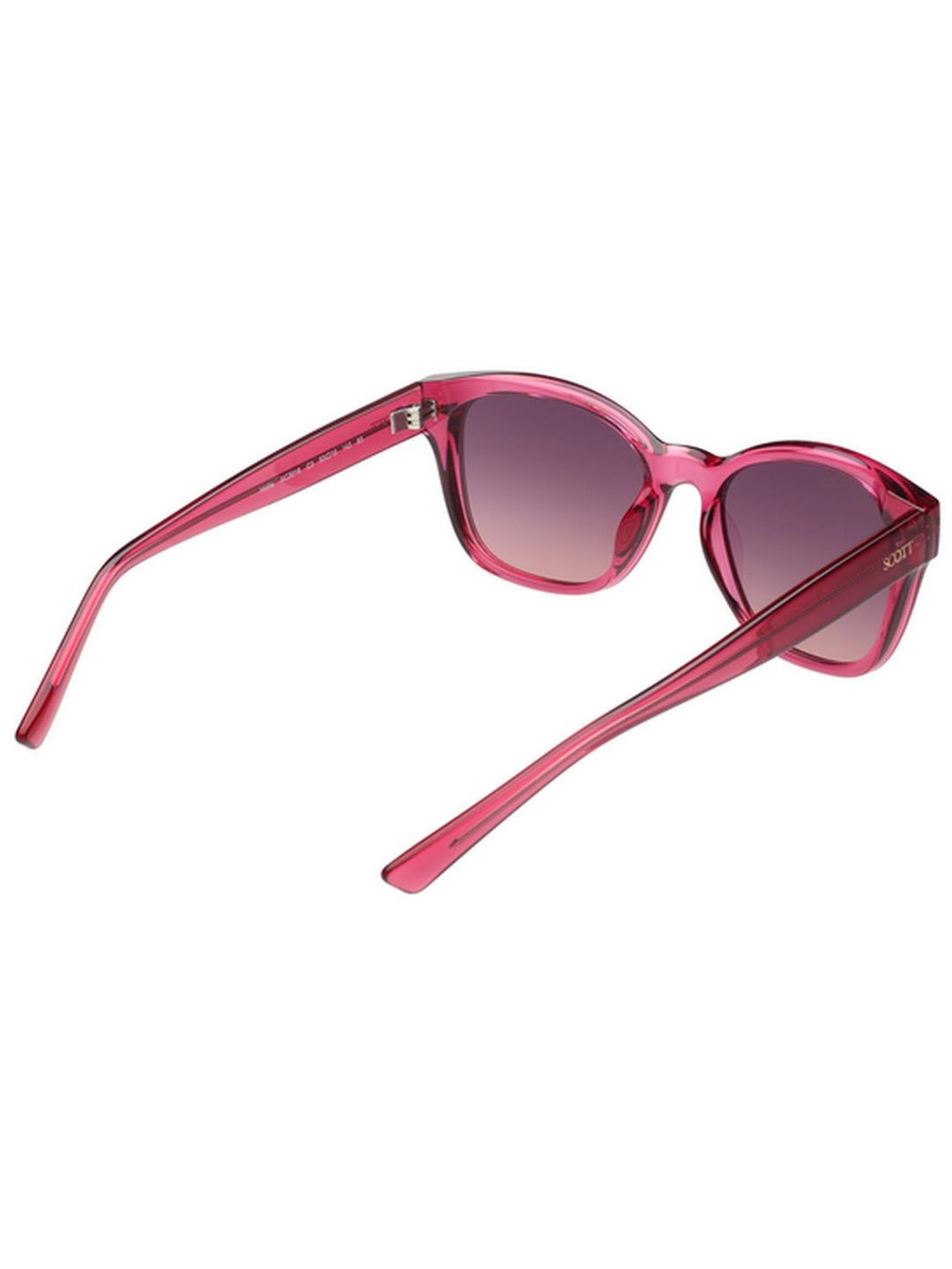 SCOTT Pink Wayfarer UV Protection Unisex Sunglasses