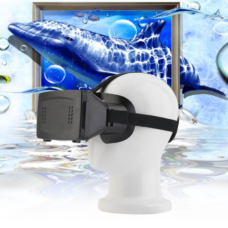 VR 3D Virtual Reality Glasses with Headband for 3.5-6inch Smartphone Phones 3D Viewing Glasses VR Video Glasses