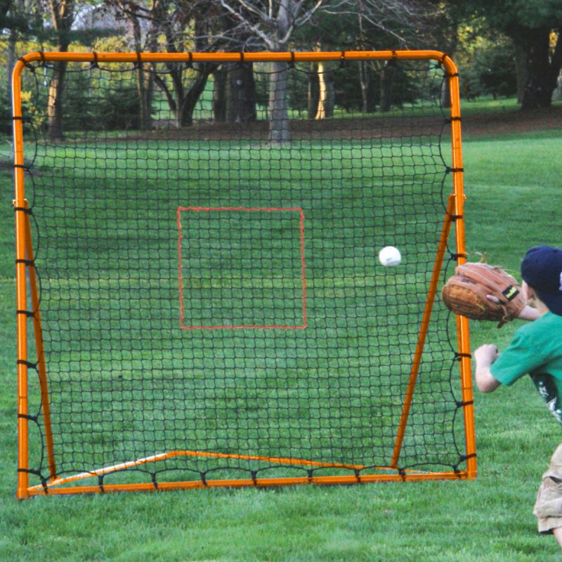 EZ Goal 6 x 6 Ft Folding Lacrosse Rebounder Ball Pitch Bounce Back Practice Net