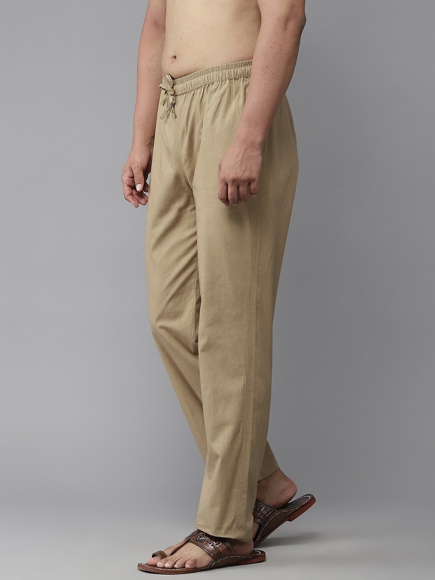 See Designs Brown & Navy Blue Cotton Regular Fit Pyjamas