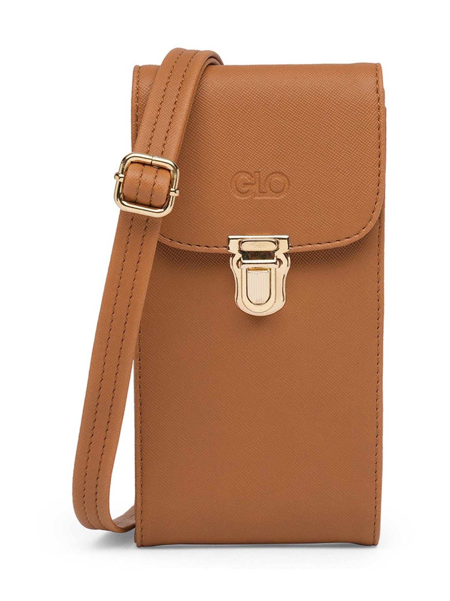 Glo By Globus Tan Medium Mobile Pouch