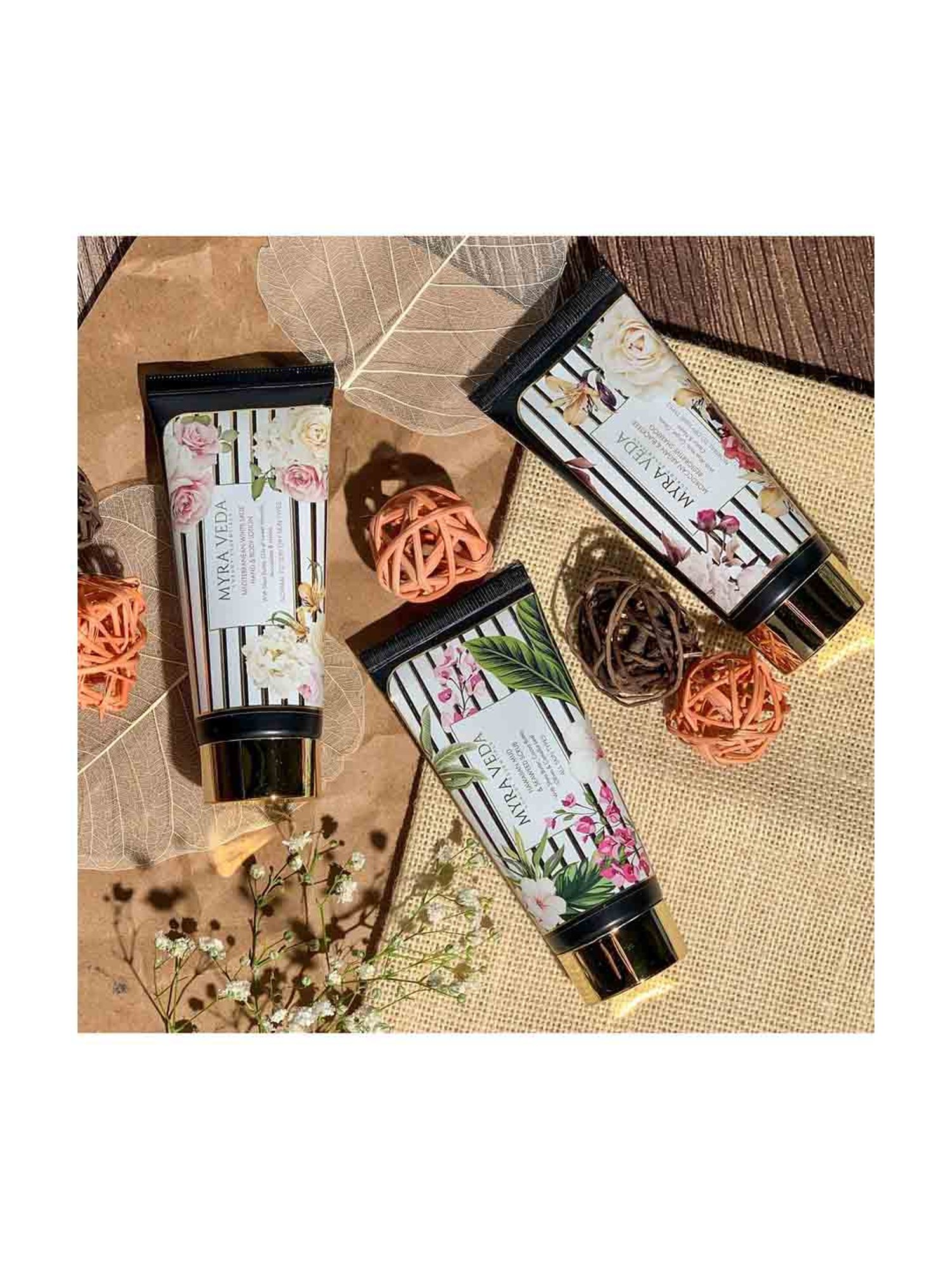 MYRA VEDA LUXURY ESSENTIALS Radiance Lock Combo - 150 gm