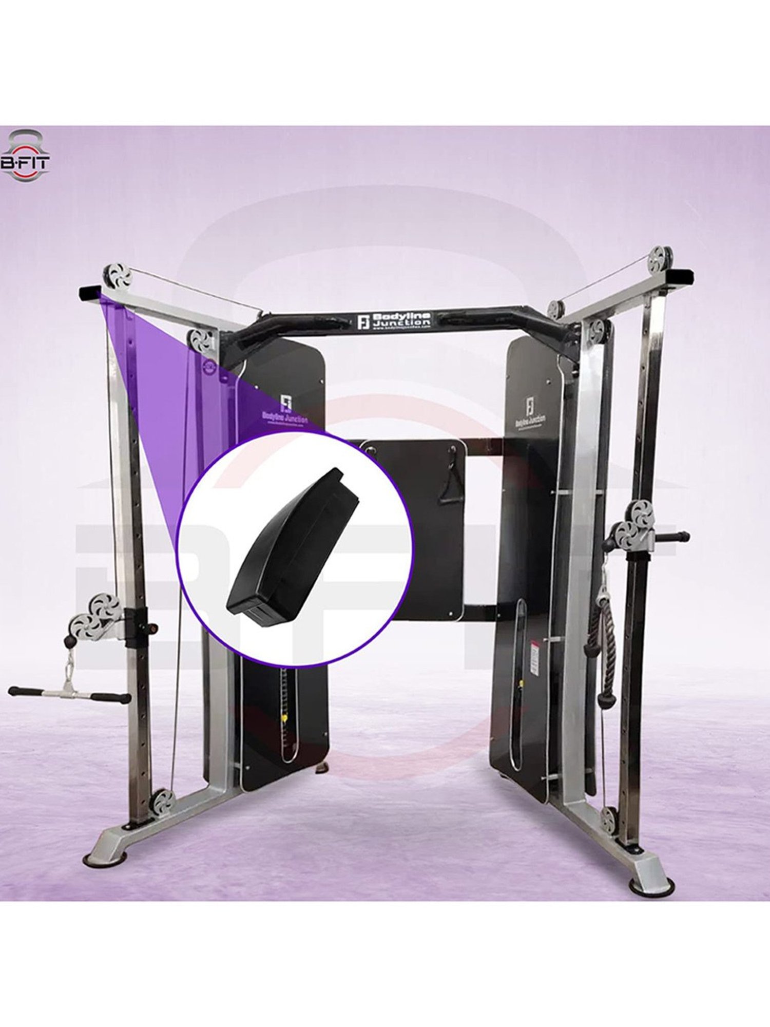 B Fit Square End Cap Set of 4 (Black)