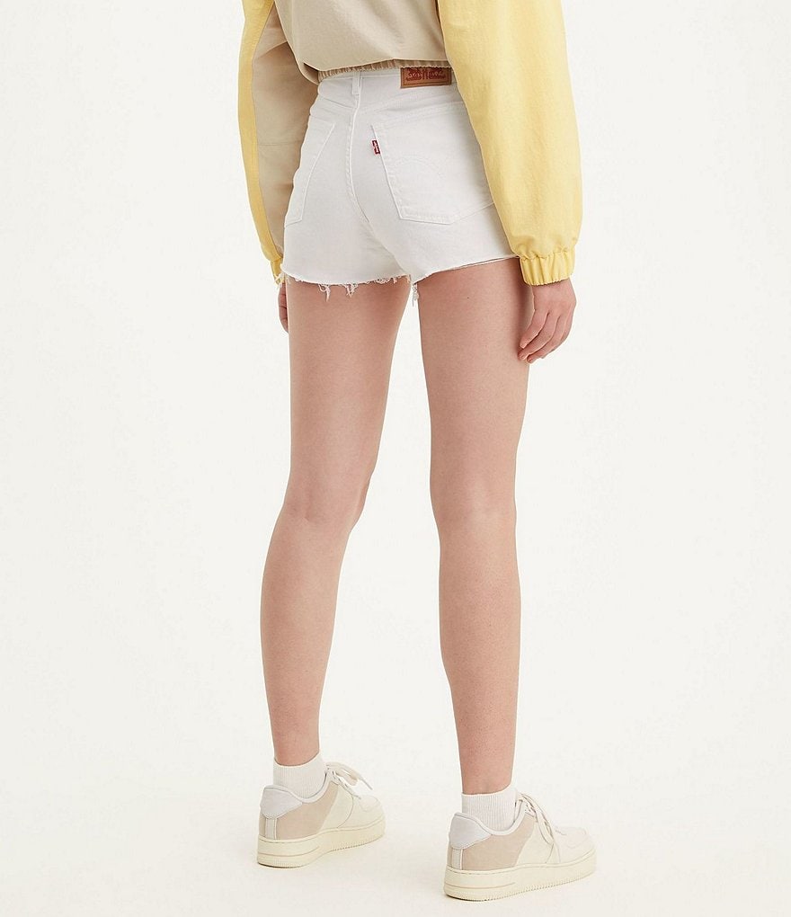 Levi's&reg; High Rise Raw Hem Shorts